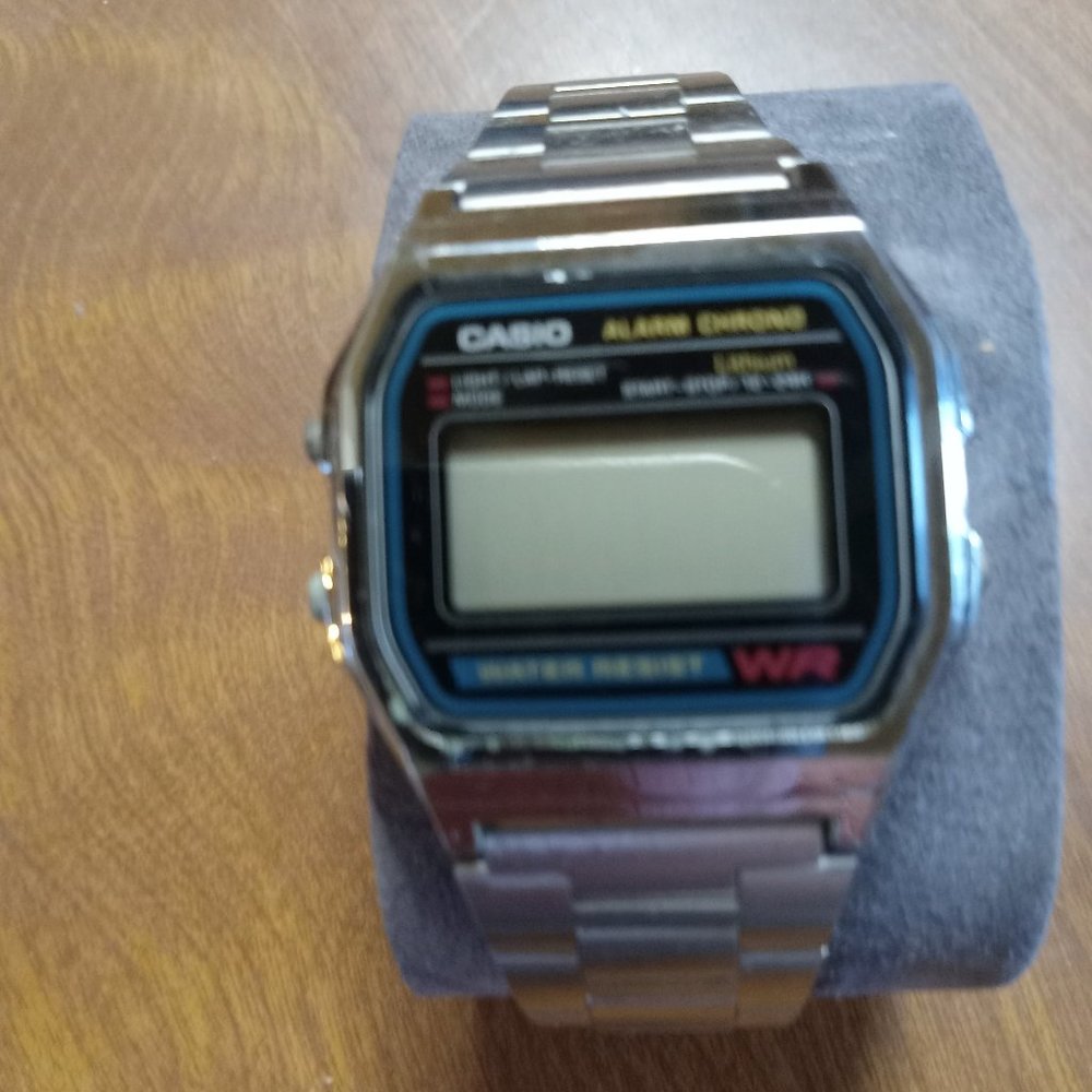 Casio Watch with Stainless Steel Band